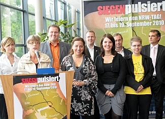 Das Organisationsteams des Siegener NRW-Tag