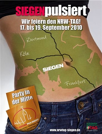 Plakat des NRW-Tags in Siegen 2010