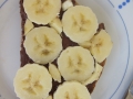 der Klassiker Nuss-Nougat-Creme und Bananen